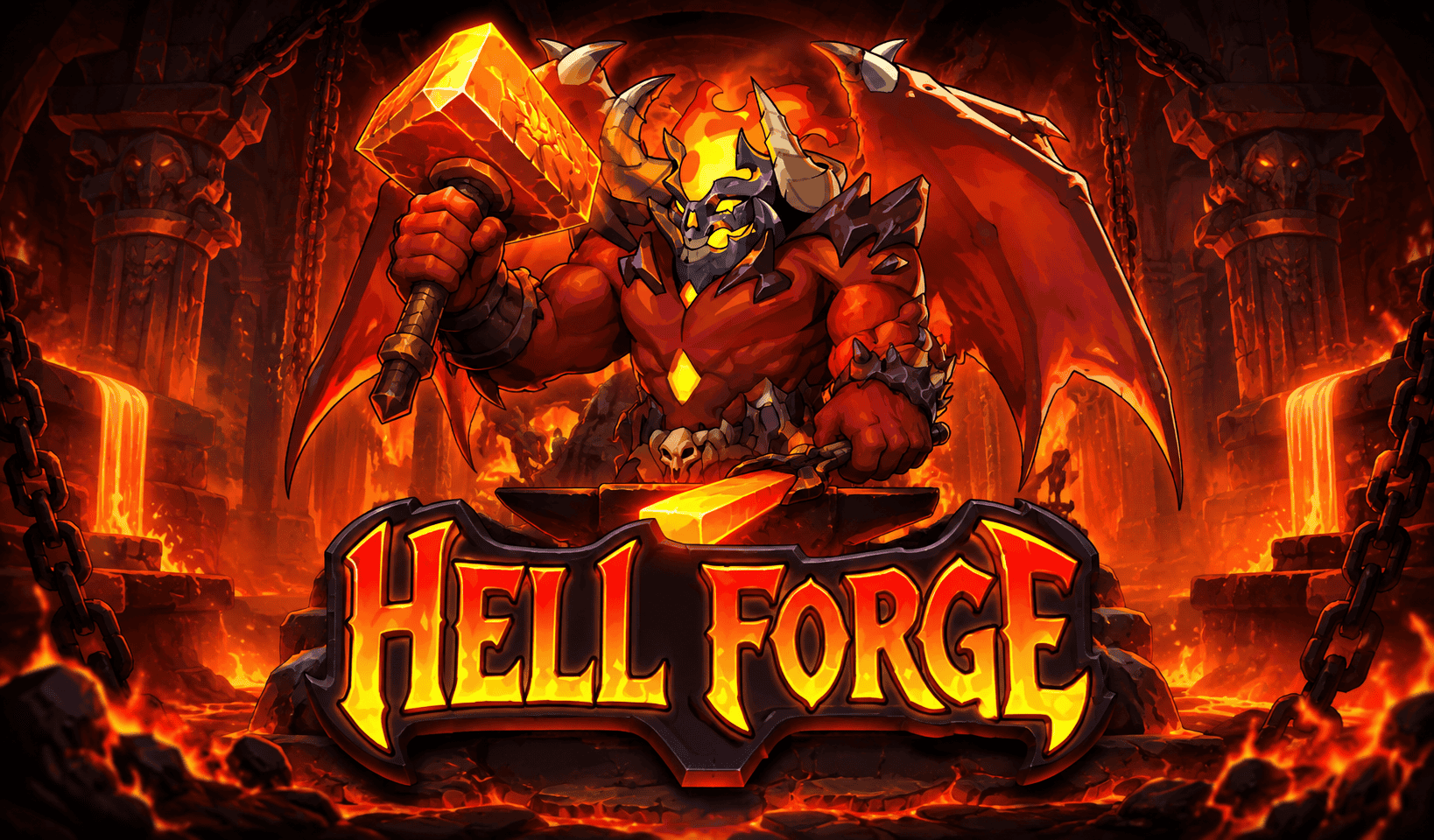 Hell Forge Cluster Pays Slot Demo by Glass Cannon slot cover image