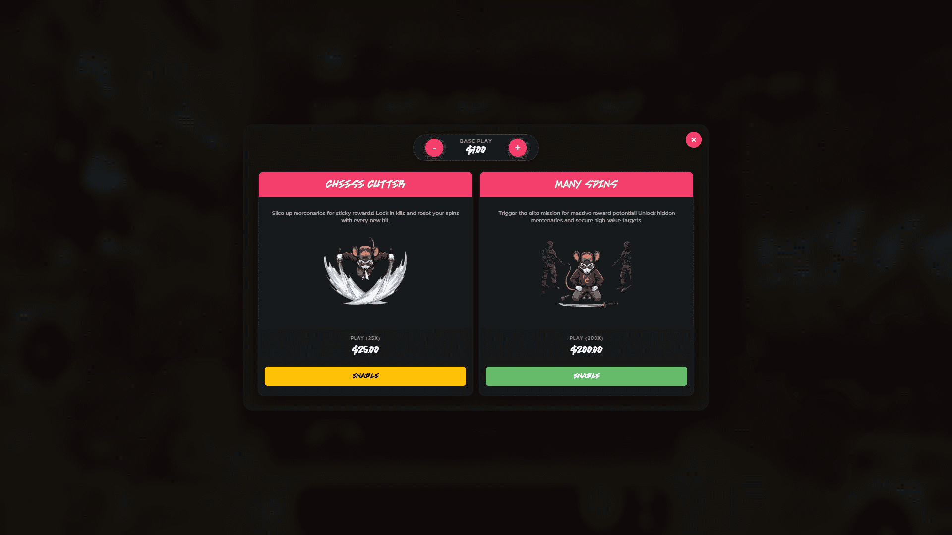 Cheesty Cent bonus buy menu