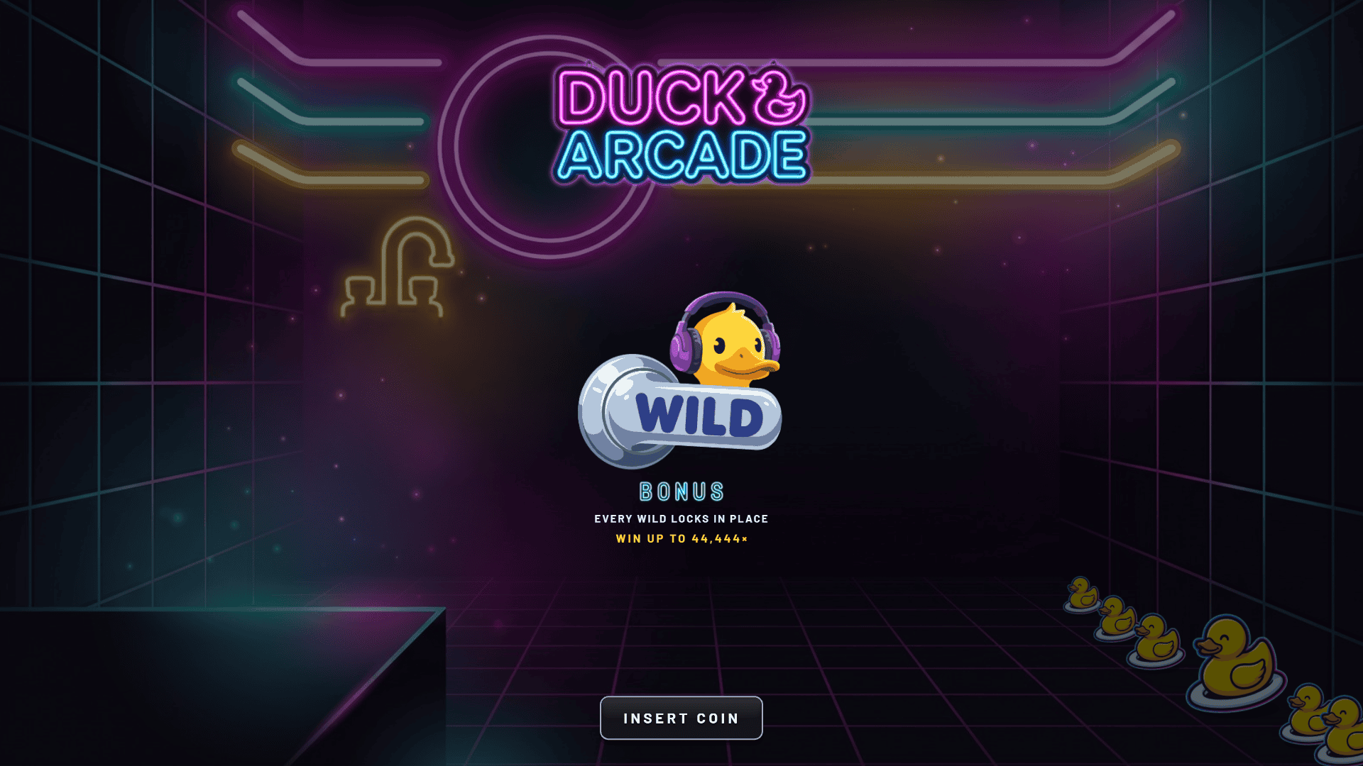 Duck Arcade slot intro screen