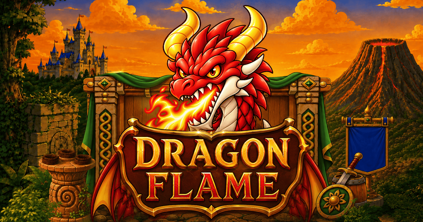 Dragon Flame Slot Demo by Guy Studio slot cover image