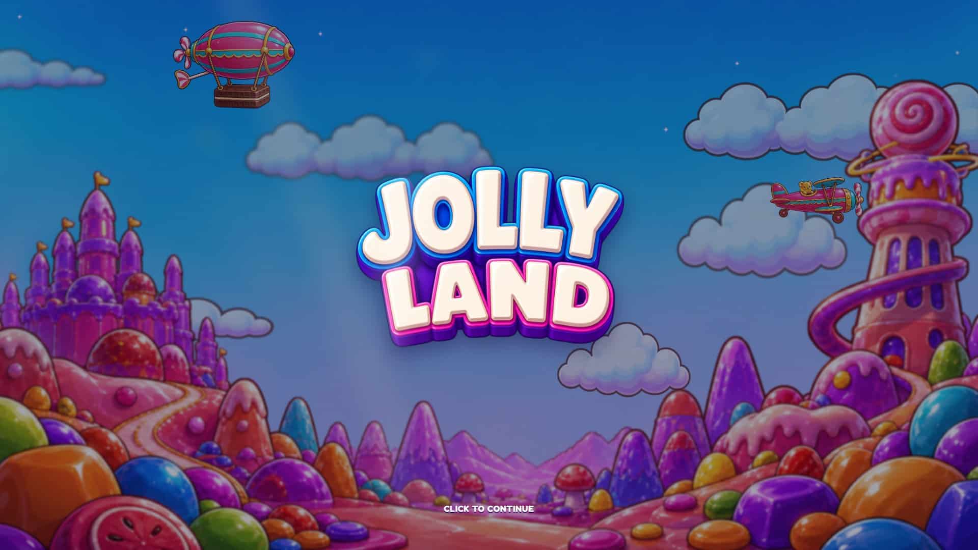 Jolly Land slot intro screen
