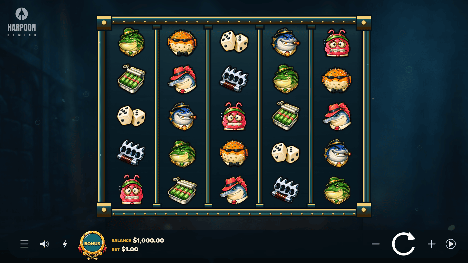 Bounty Catch slot gameplay reels