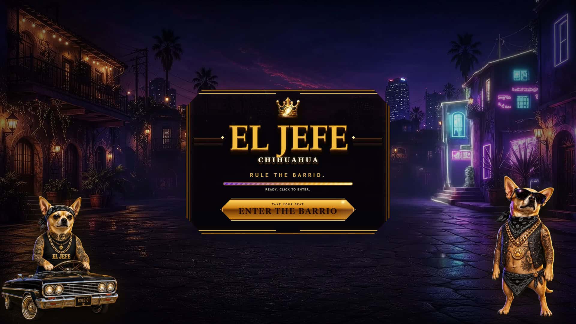 El Jefe slot intro screen