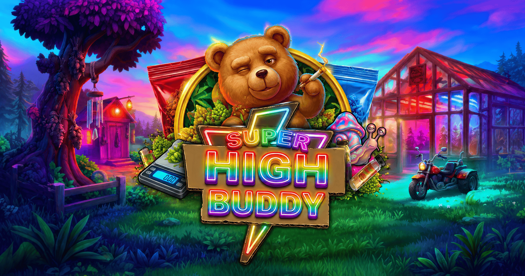 Super High Buddy Slot Demo by Hifive Gaming slot cover image