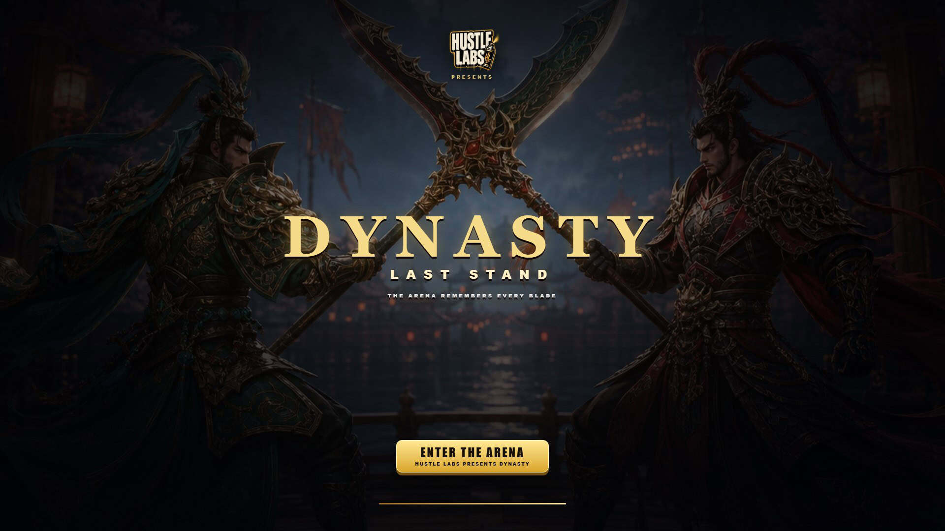 Battle of the Samurai slot intro screen