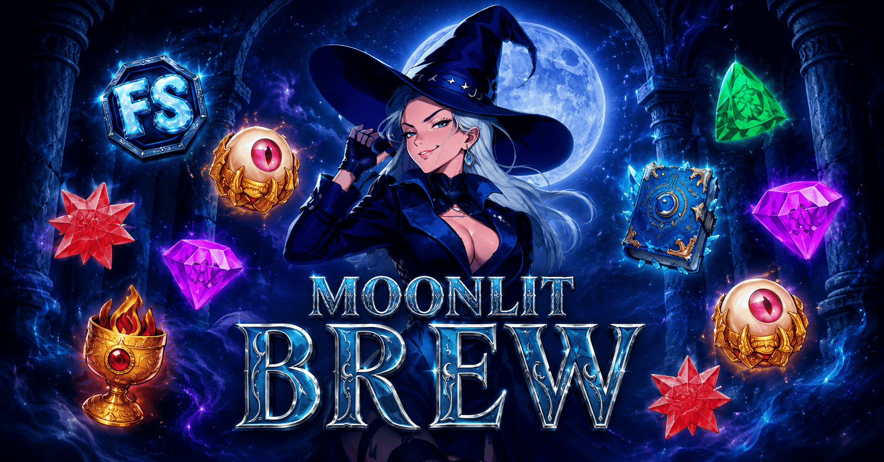 Moonlit Brew Slot Demo by Hyperdrop slot cover image