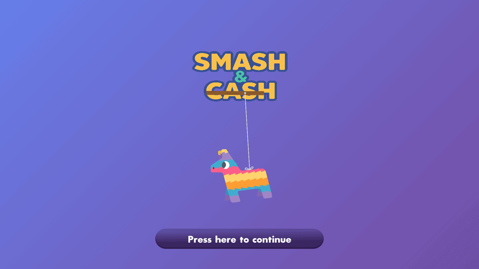 Smash & Cash slot intro screen