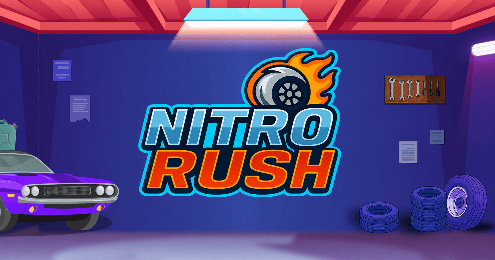 Nitro Rush Slot Demo by Jackpop Gaming slot cover image