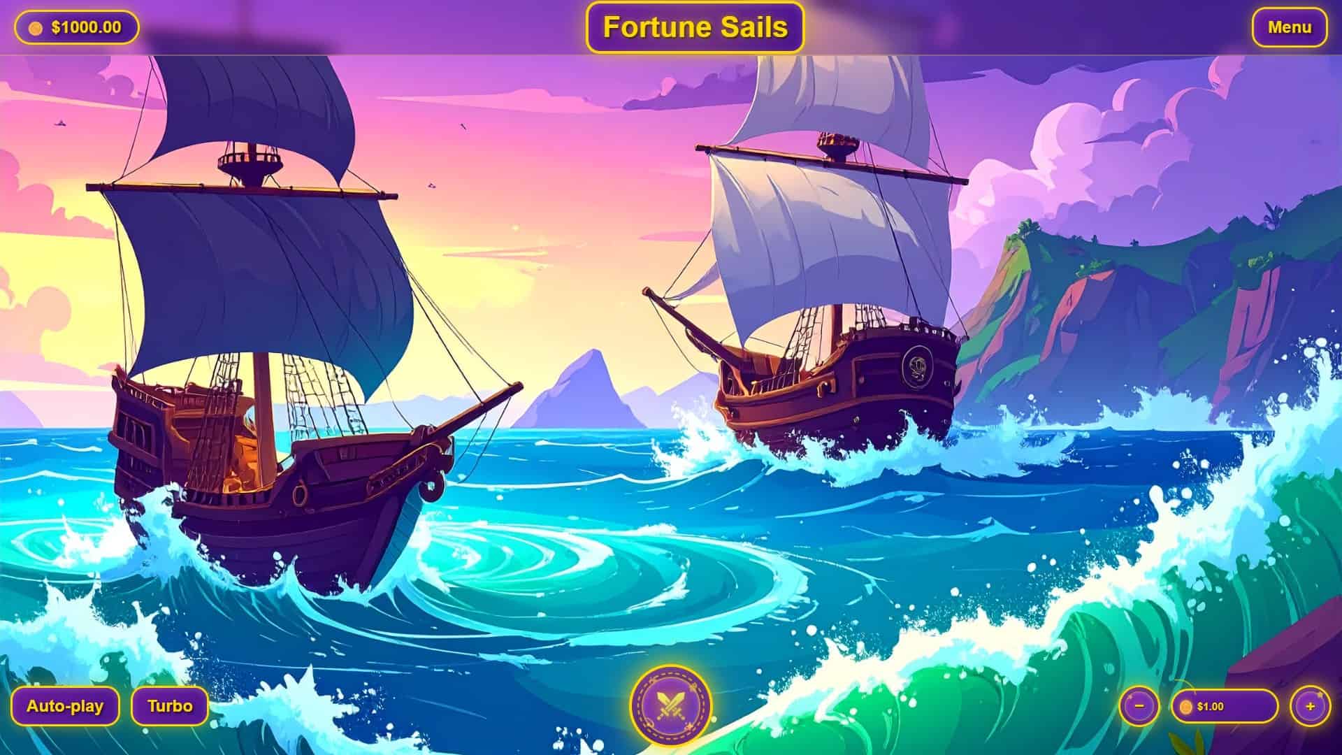 Fortune Sails slot gameplay reels