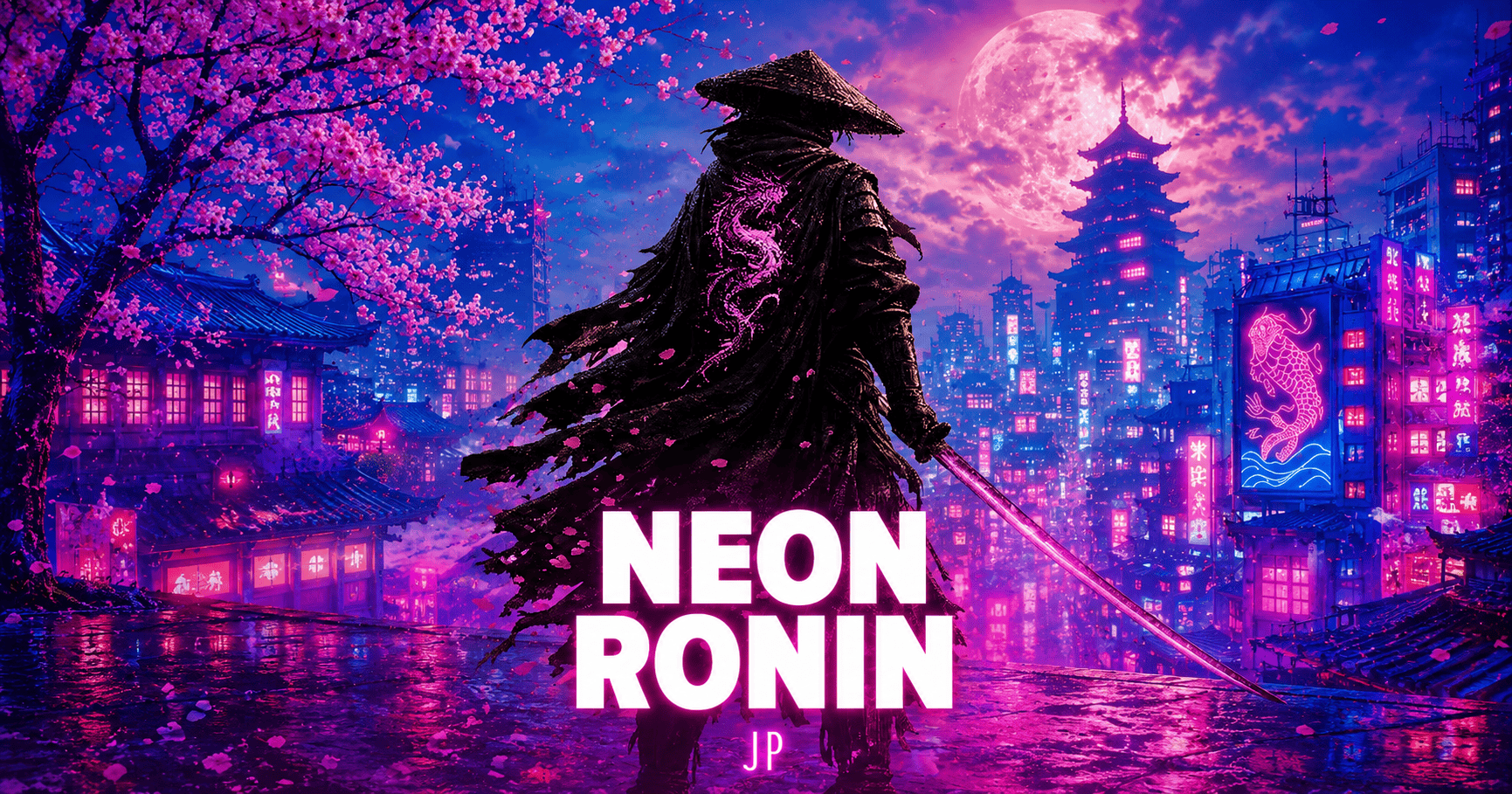 Neon Ronin Slot Demo by JP slot cover image