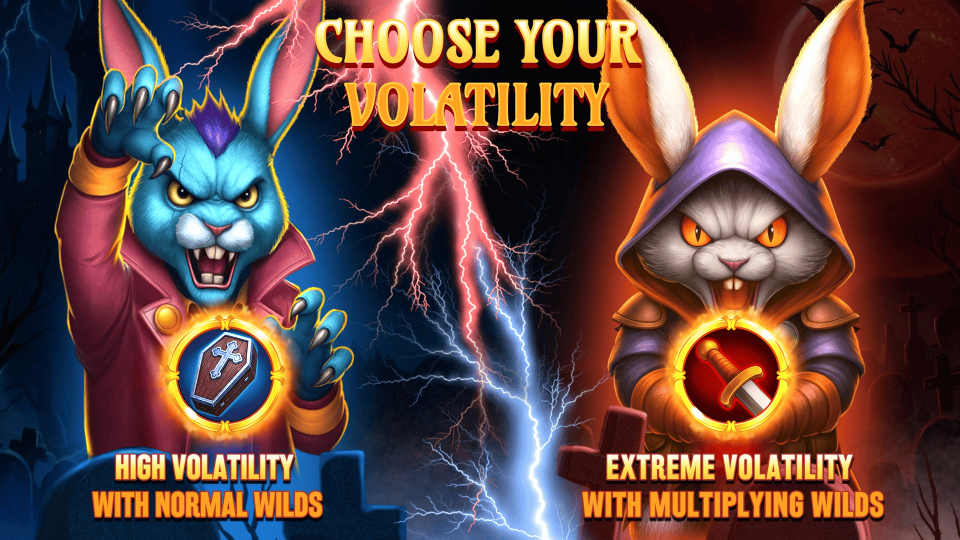 Bun Helsing slot intro screen