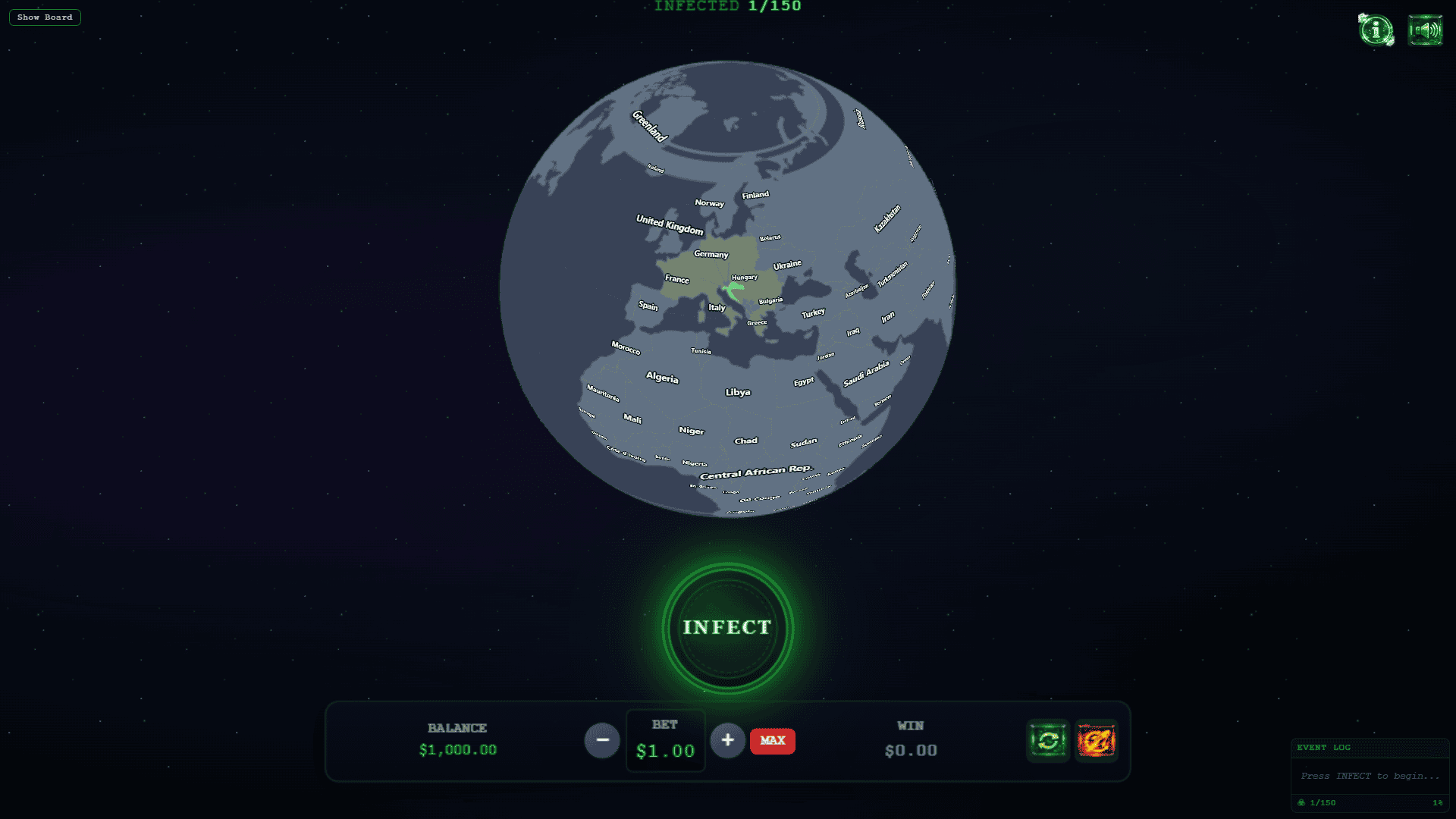 World Infection slot gameplay reels