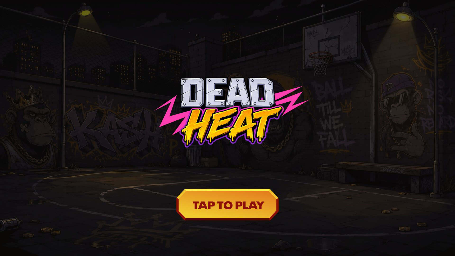 Dead Heat slot intro screen