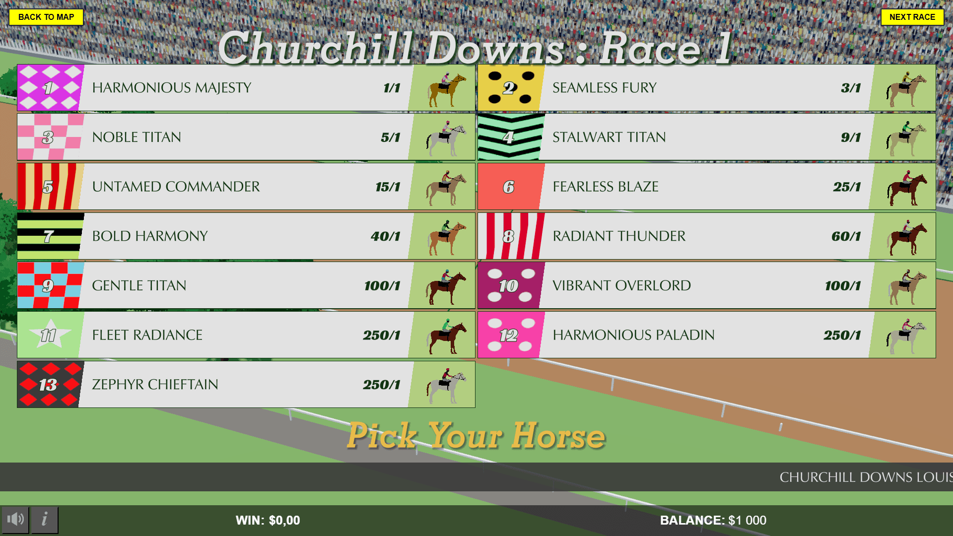 Horse Race Riches slot gameplay reels