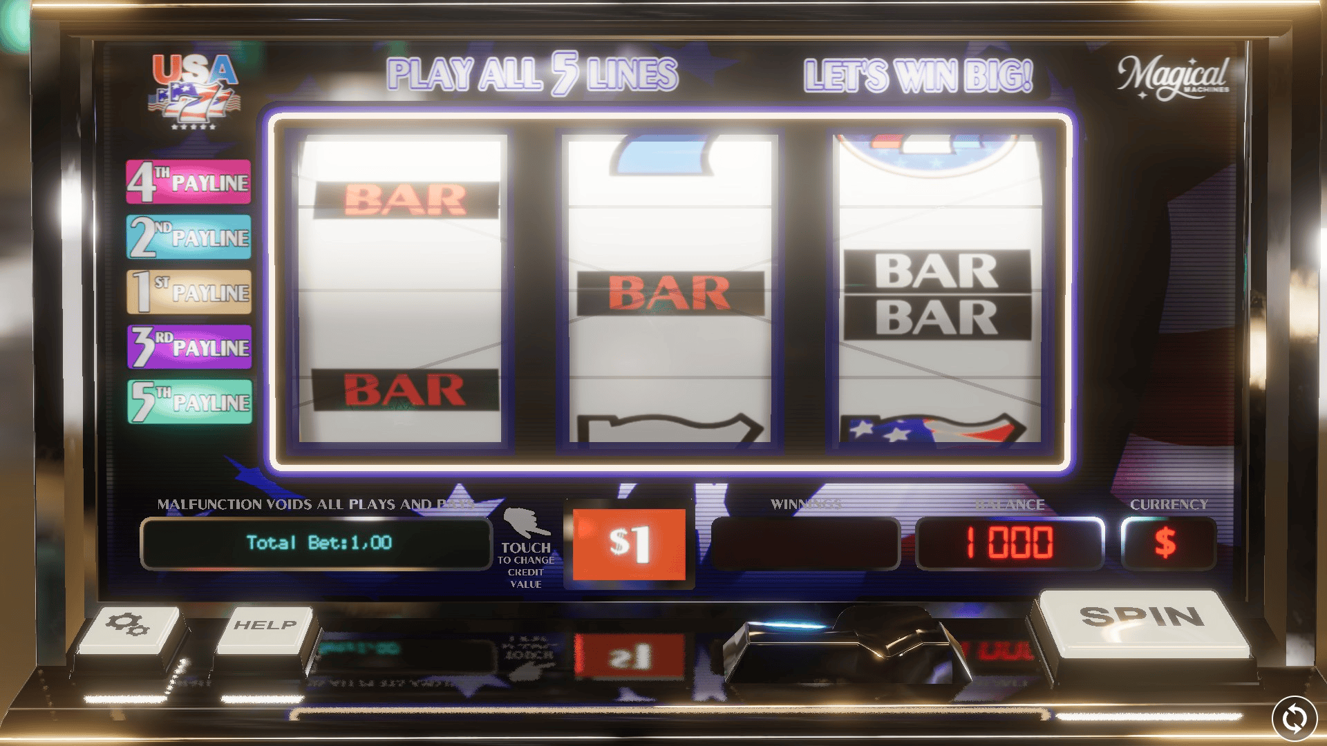 Usa7 slot gameplay reels