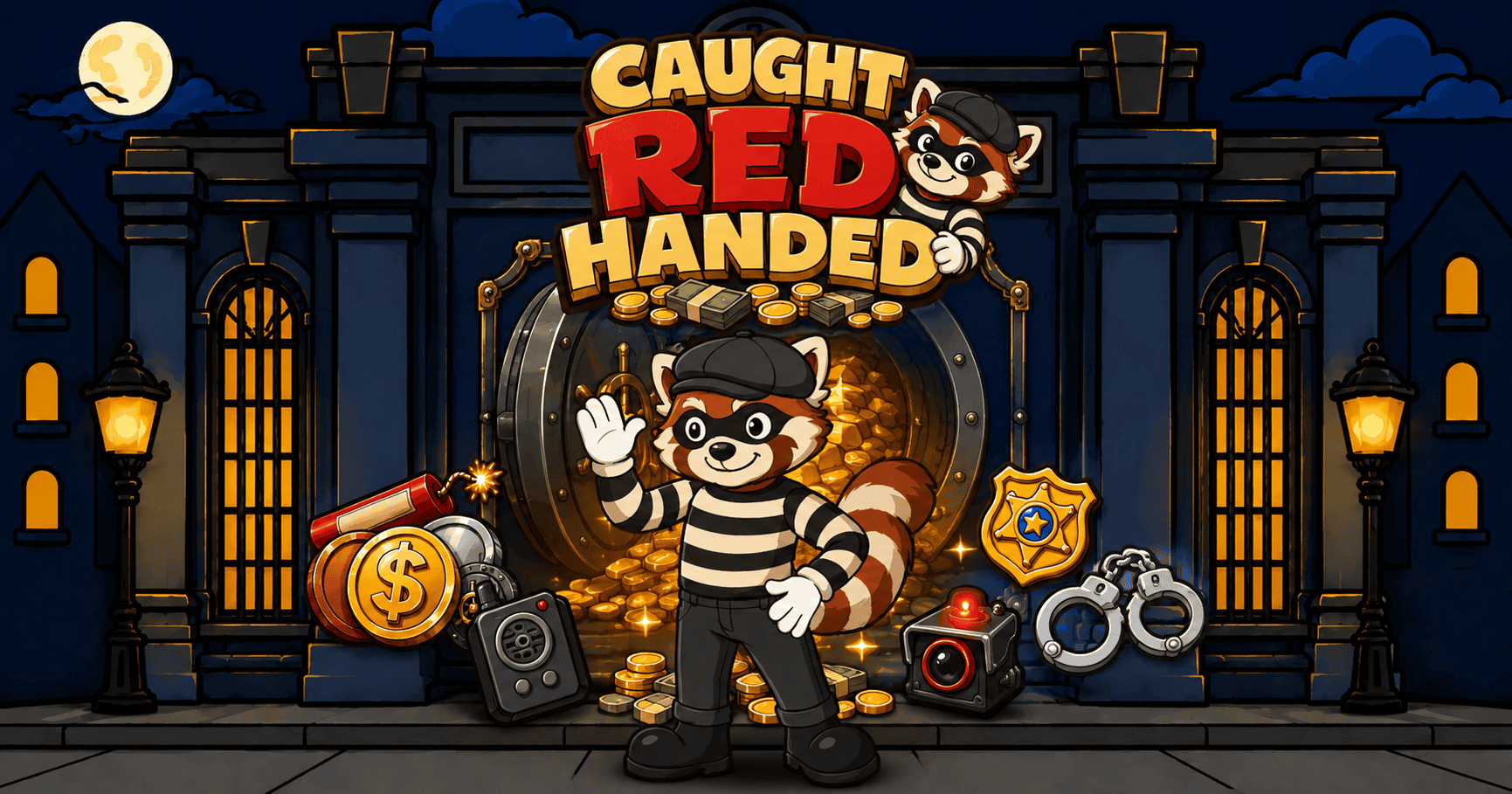 Caught Red Handed Slot Demo by Mental Machines slot cover image