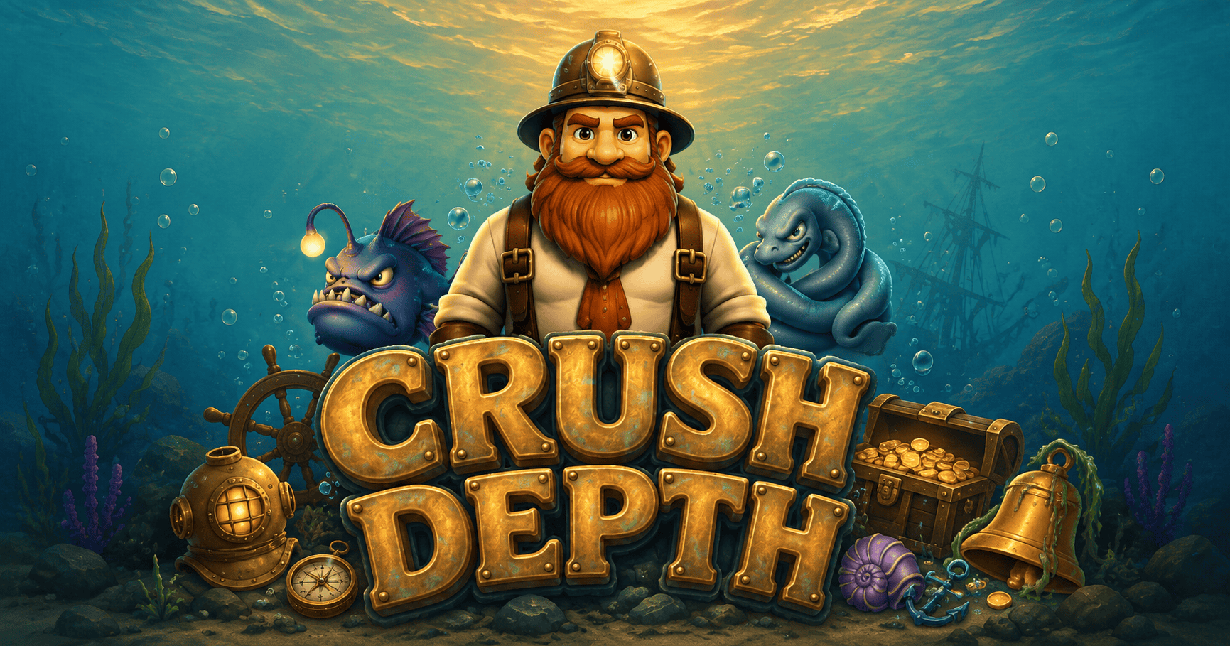 Crush Depth Slot Demo by Midia Gaming slot cover image