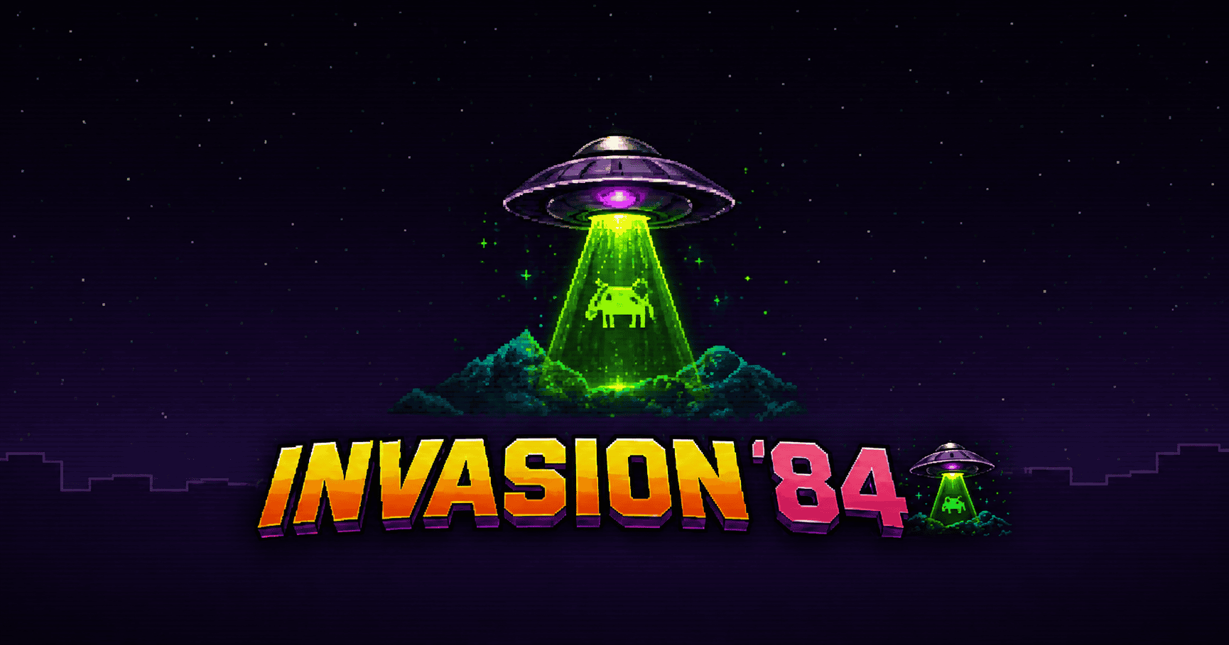 Invasion ’84 Slot Demo by Mindengine slot cover image