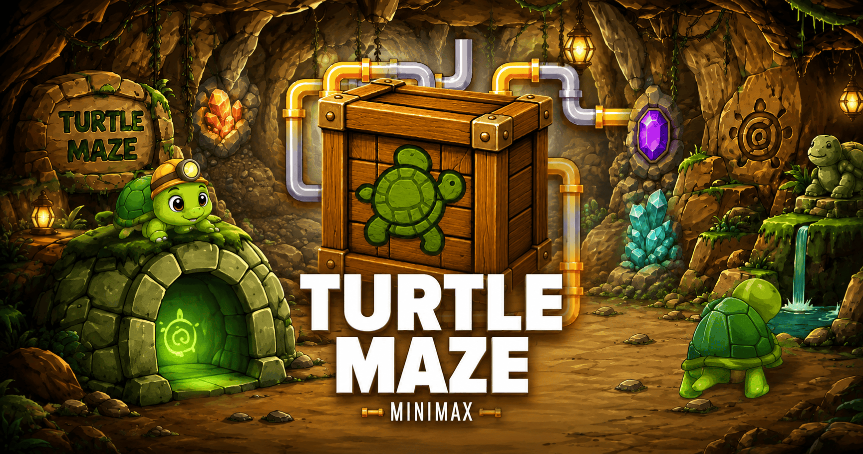 Turtle Maze Slot Demo by Minimax slot cover image