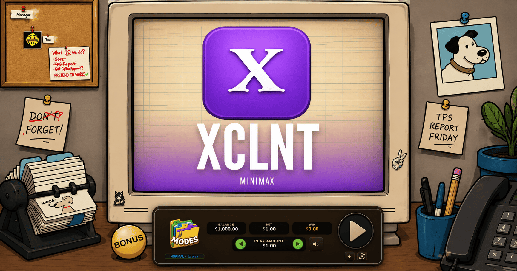 Xclnt Slot Demo by Minimax slot cover image