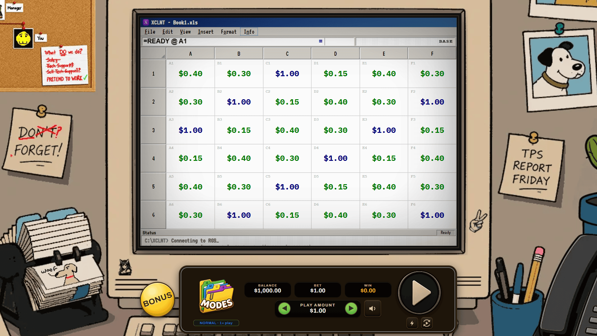 Xclnt slot gameplay reels