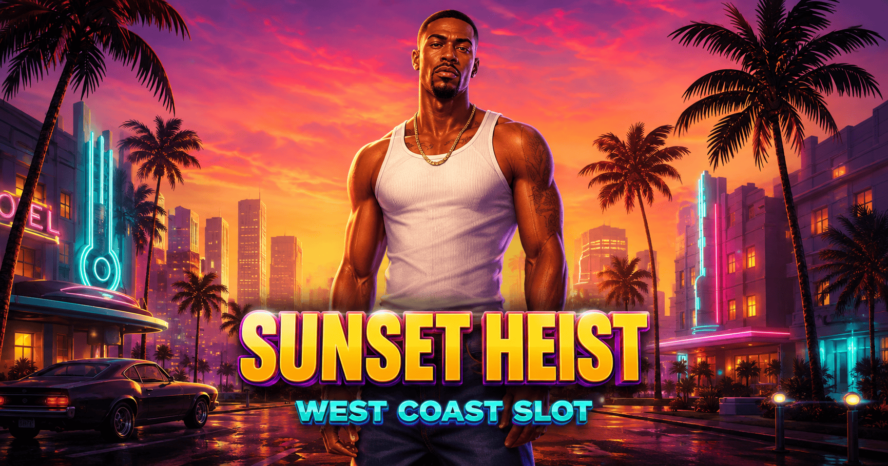 Sunset Heist Slot Demo by Molof slot cover image