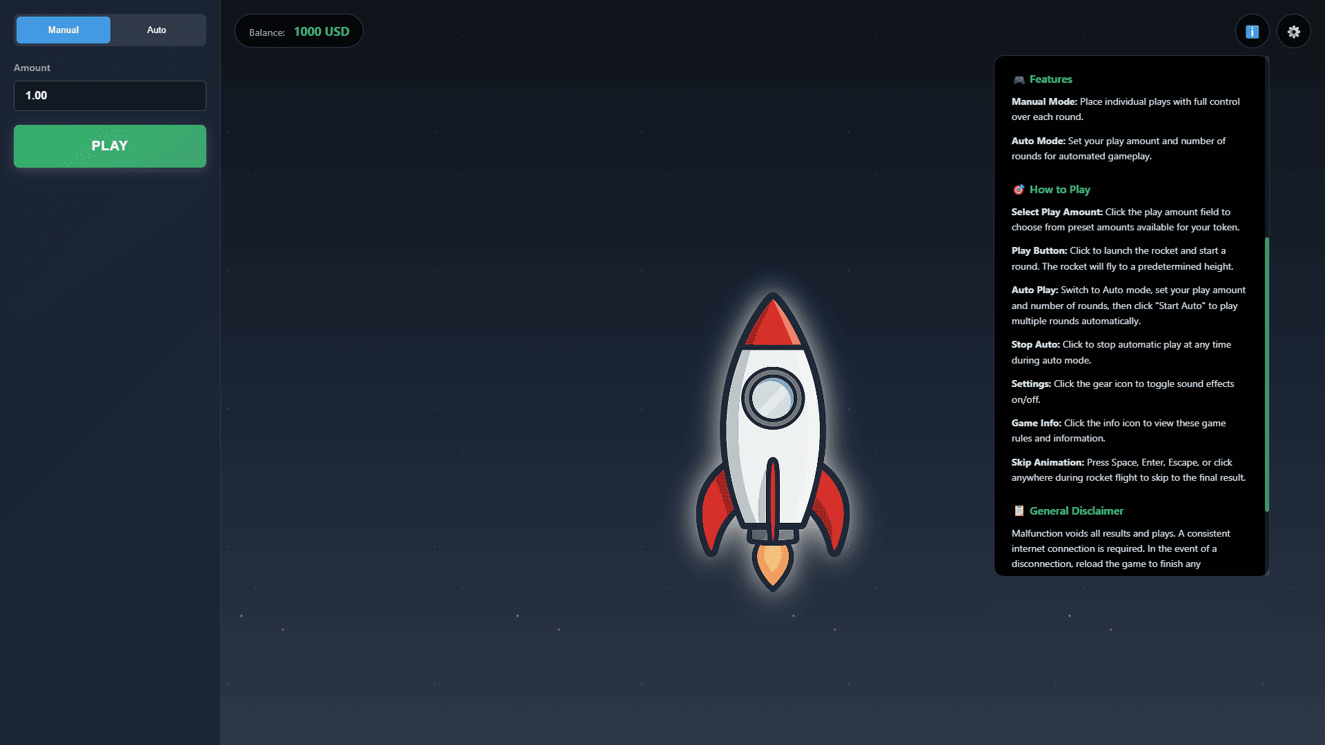 Launch bonus buy menu