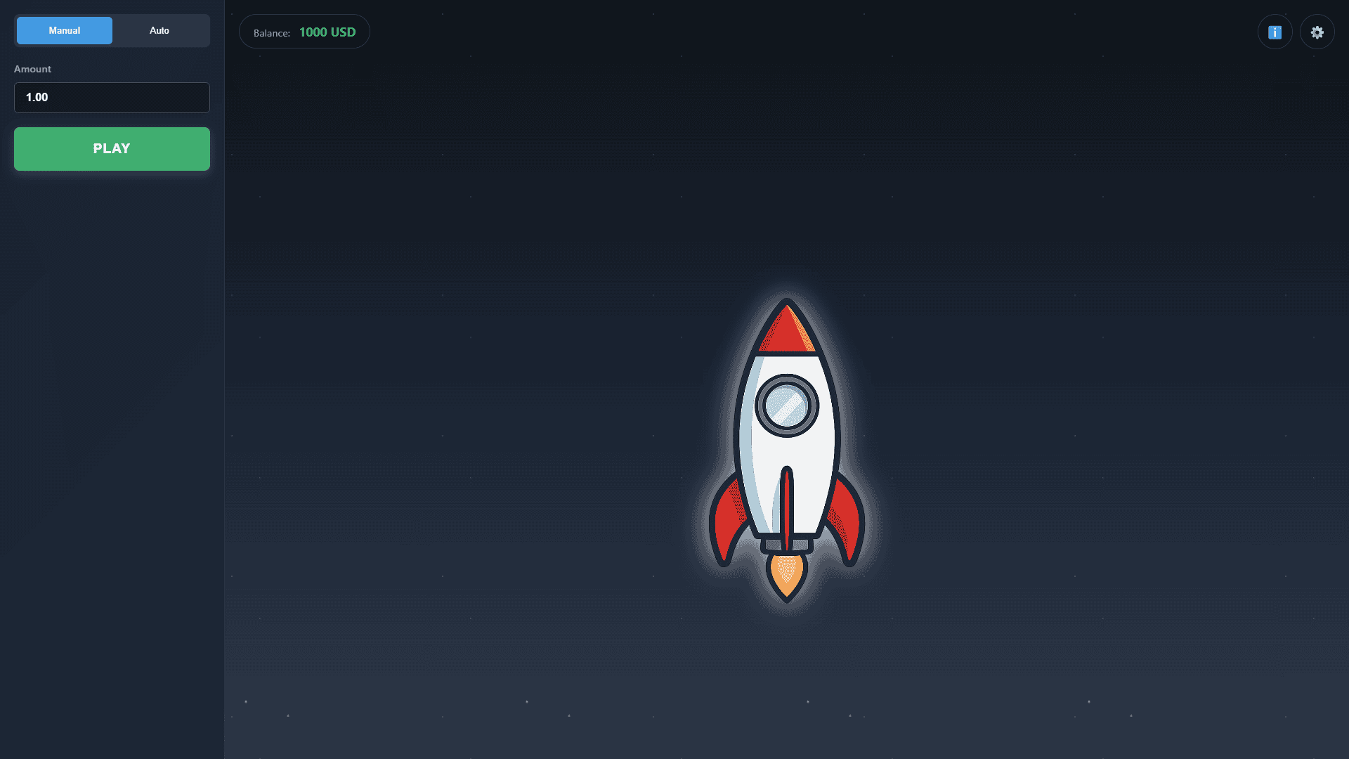 Launch slot intro screen