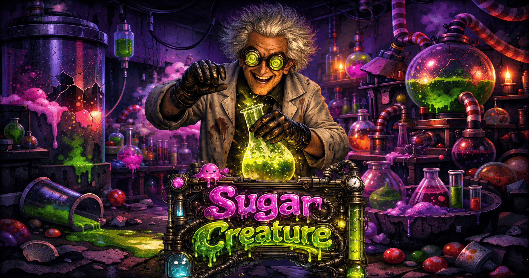 Sugar Creature Slot Demo by Moonshine slot cover image