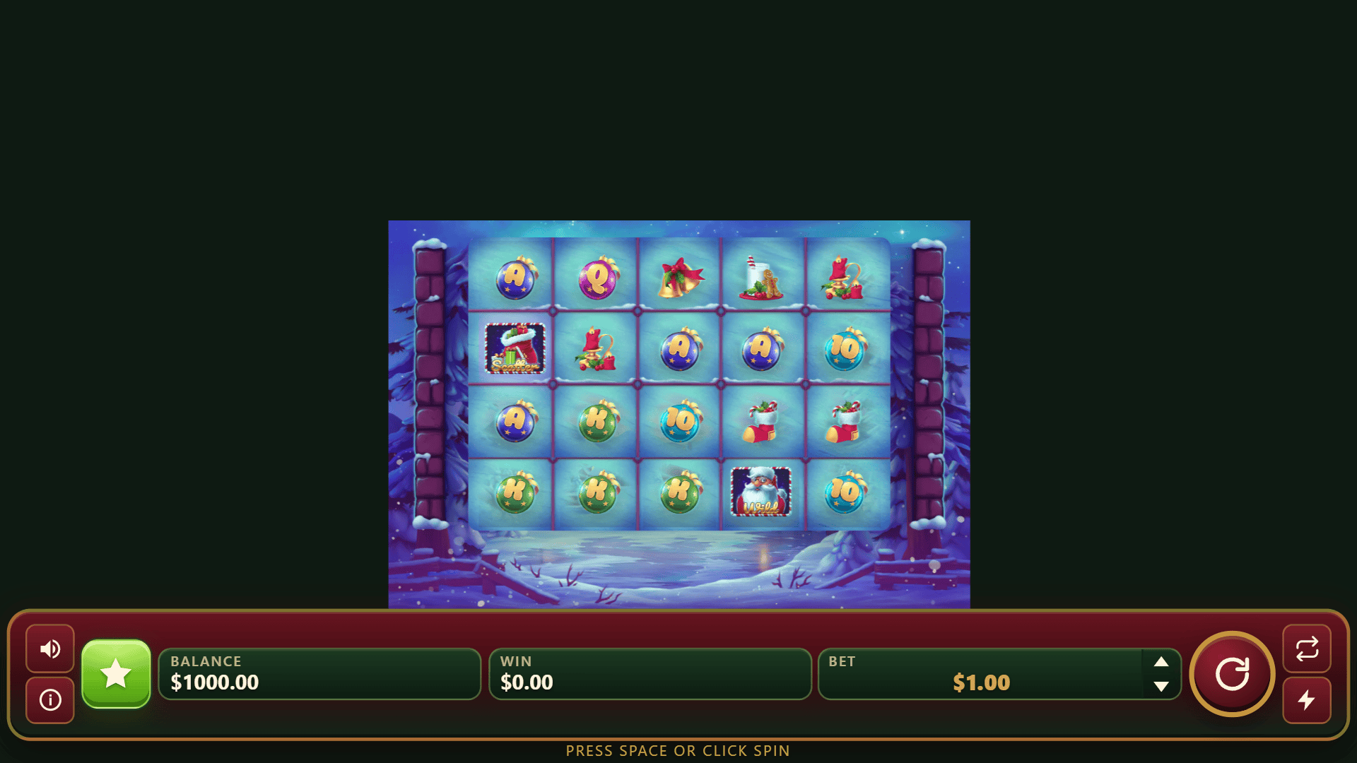 Santa Ways slot gameplay reels