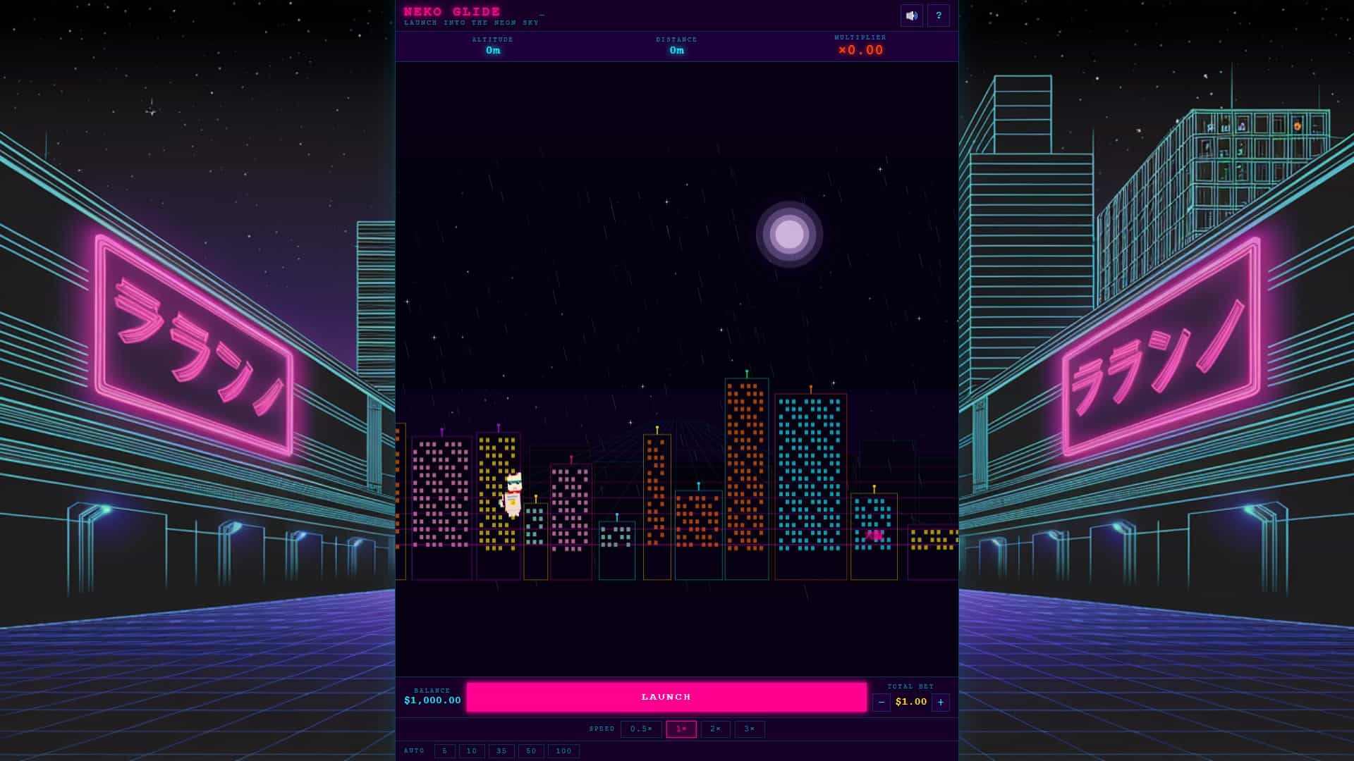 Neko Glide slot gameplay reels