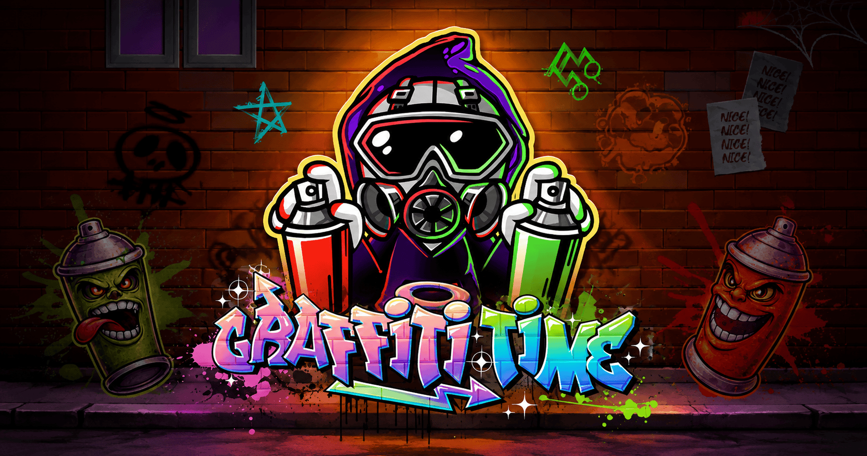 Graffiti Time Slot Demo by Pebble Games slot cover image