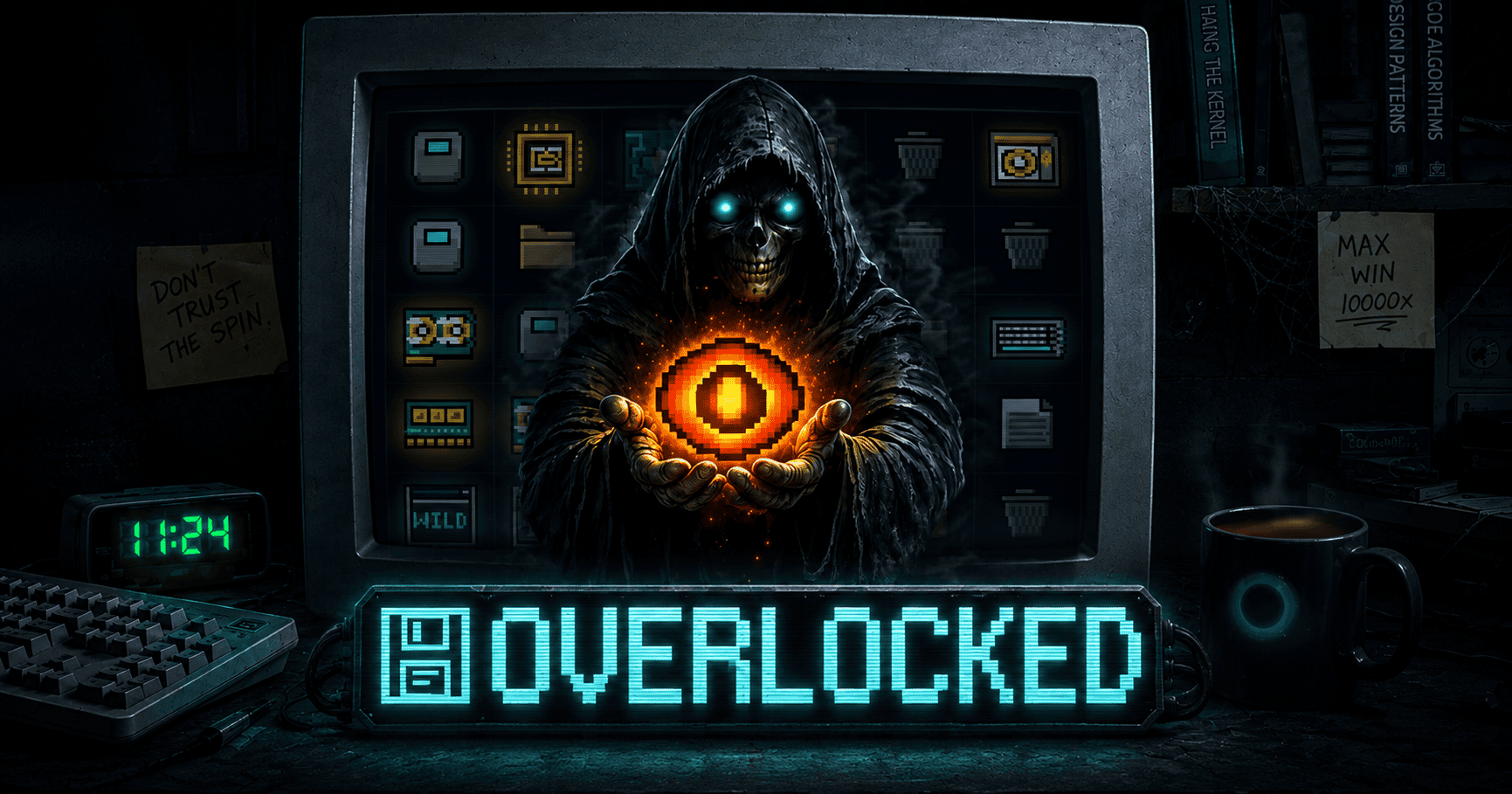 Overlocked Slot Demo by Perkele Studios slot cover image