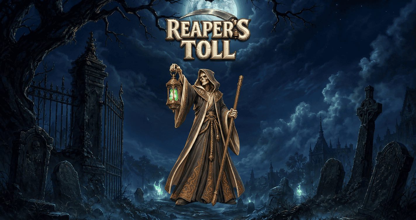 Reapers Toll Slot Demo by Petalarcade Games slot cover image