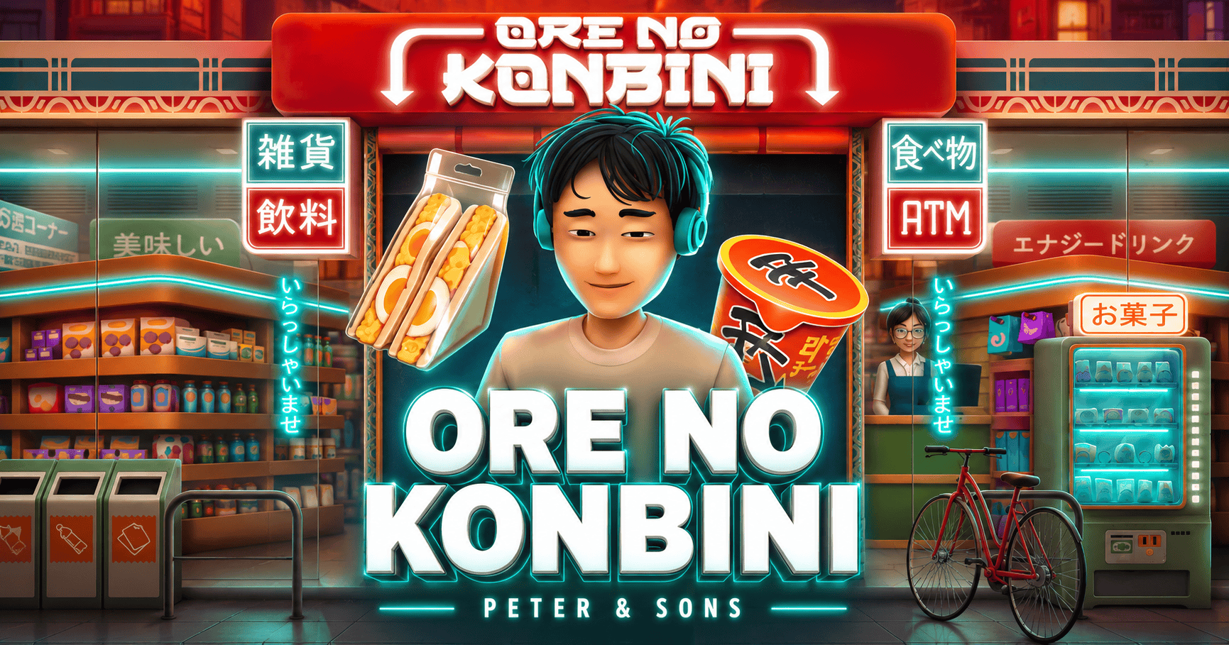 Ore No Konbini Slot Demo by Peter & Sons slot cover image