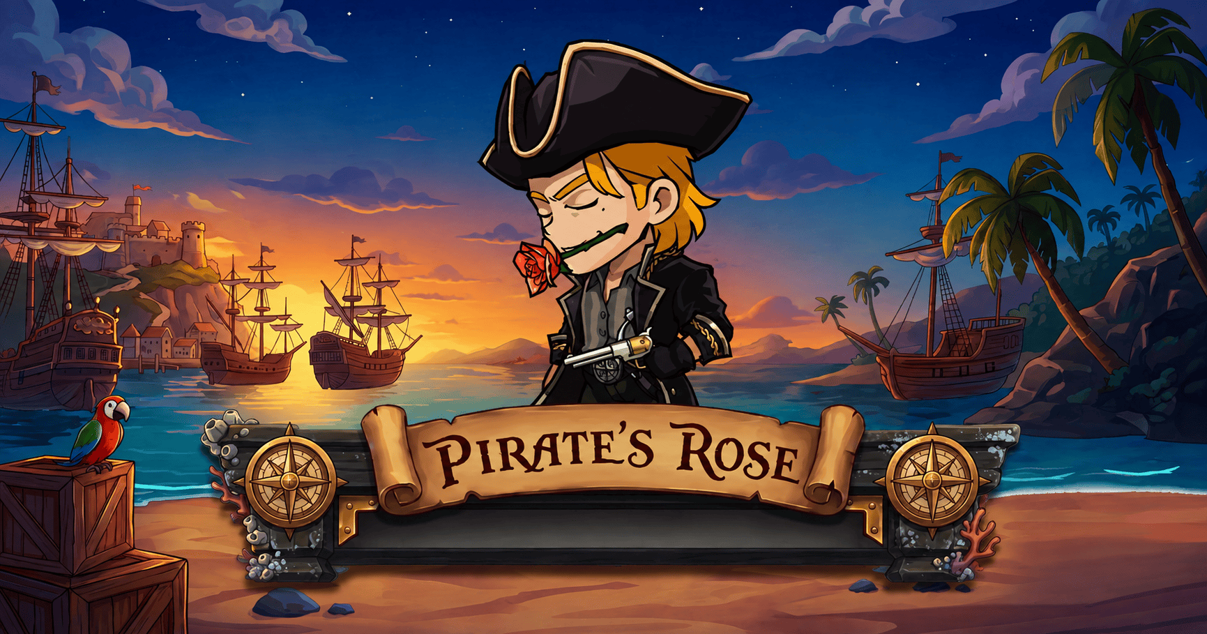 Pirates Rose Slot Demo by Pixelpanic slot cover image