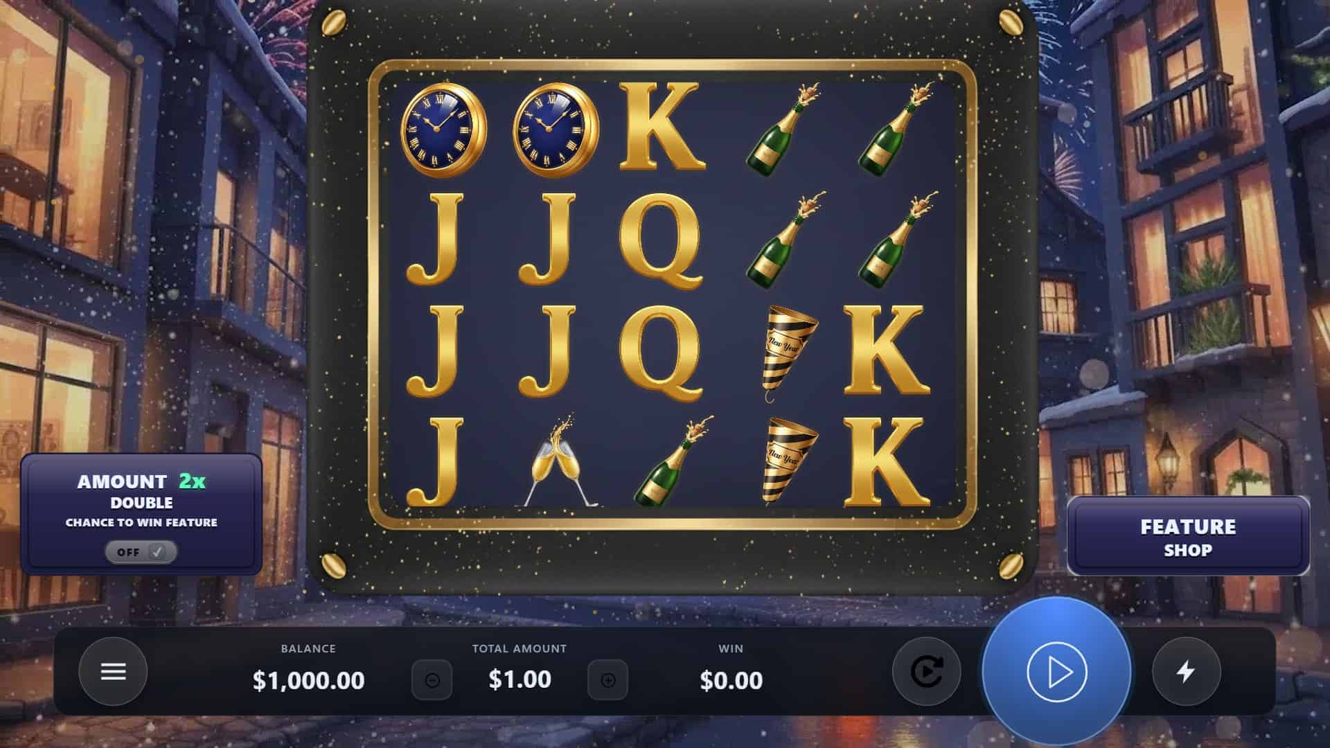New Years Resolution slot gameplay reels