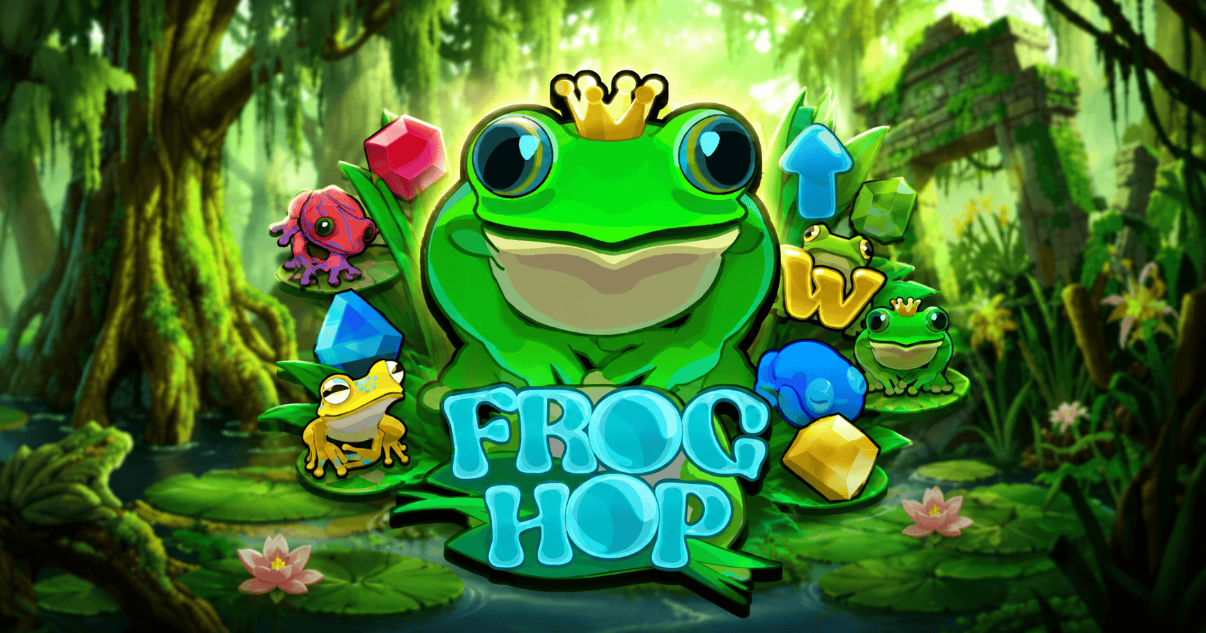 Frog Hop Slot Demo by Pocket Play slot cover image