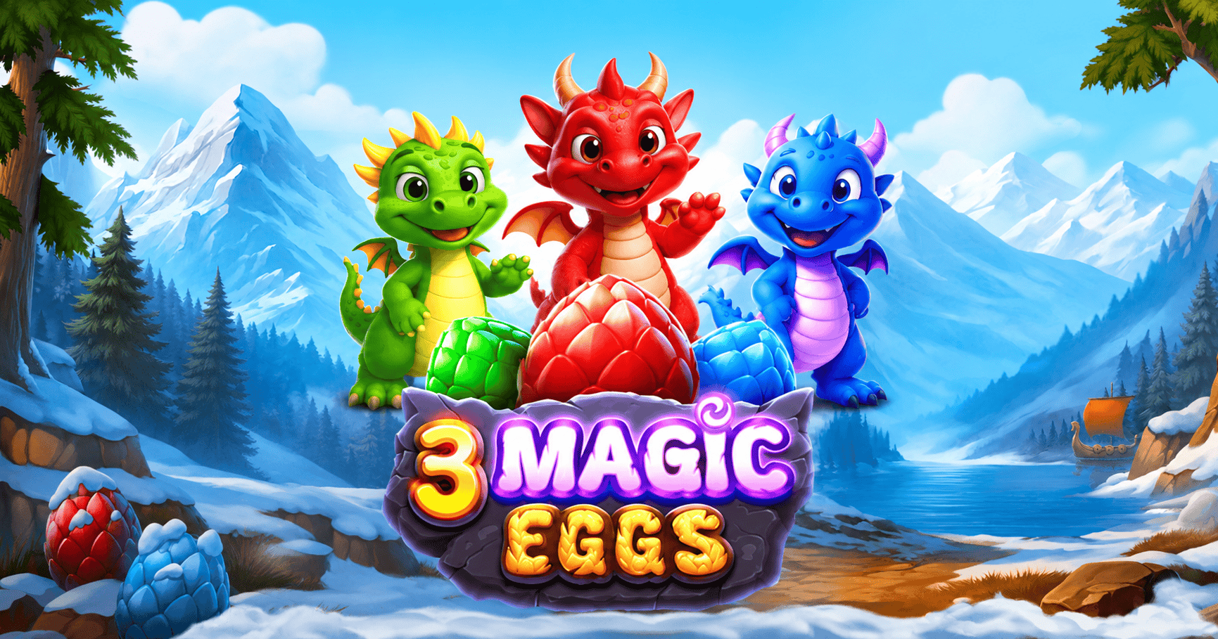 3 Magic Eggs Slot Demo by Pragmatic Play slot cover image