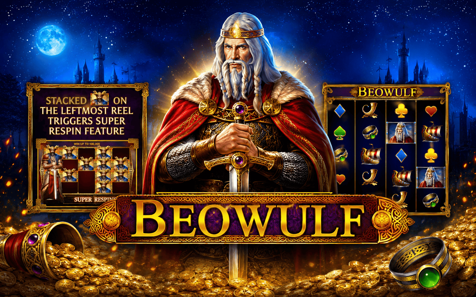 Beowulf Slot Demo by Pragmatic Play slot cover image