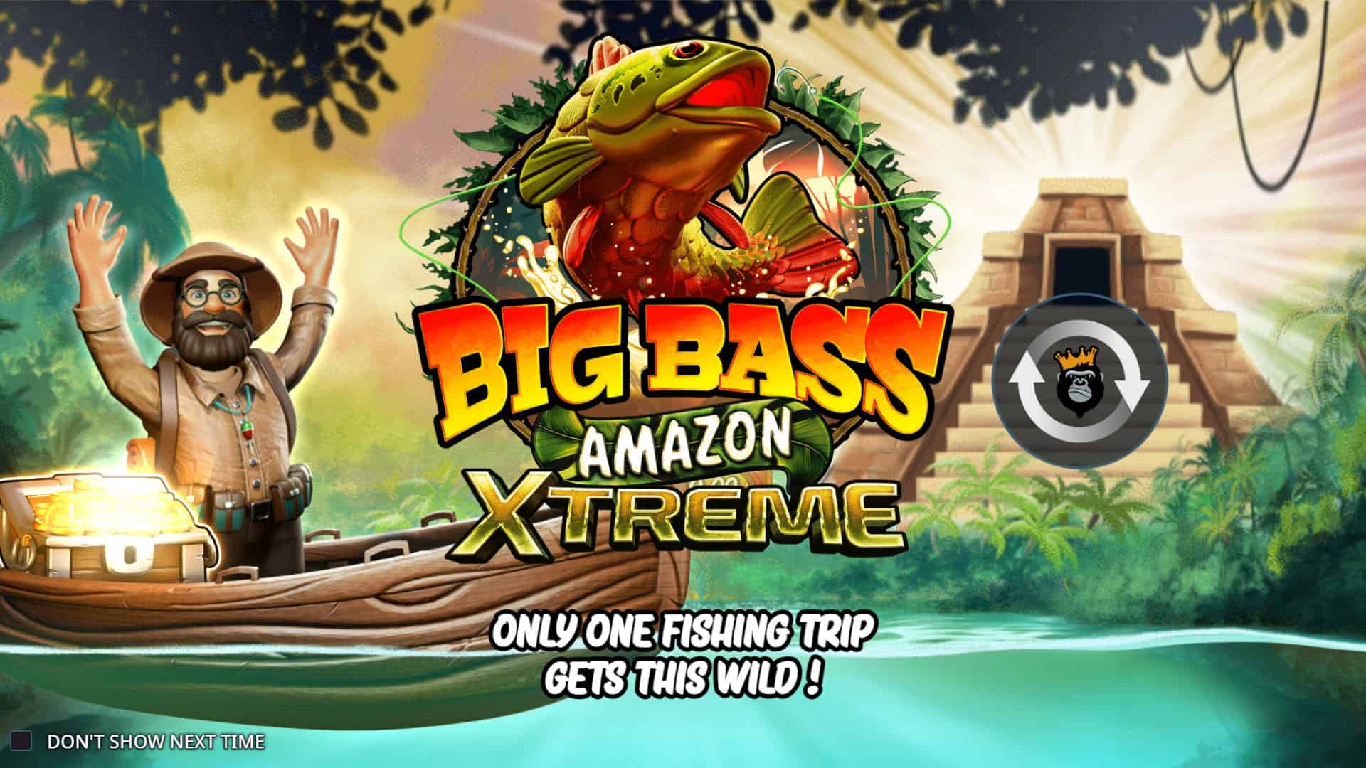 Big Bass Amazon Xtreme slot intro screen