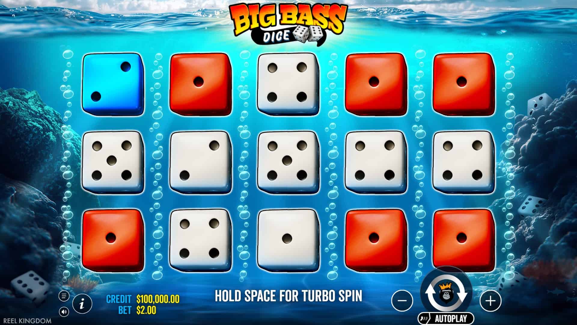 Big Bass Dice slot gameplay reels