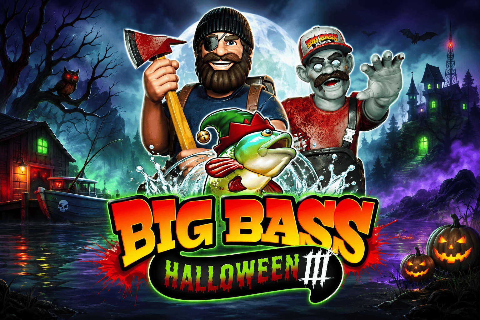 Big Bass Halloween 3 Slot Demo by Pragmatic Play slot cover image