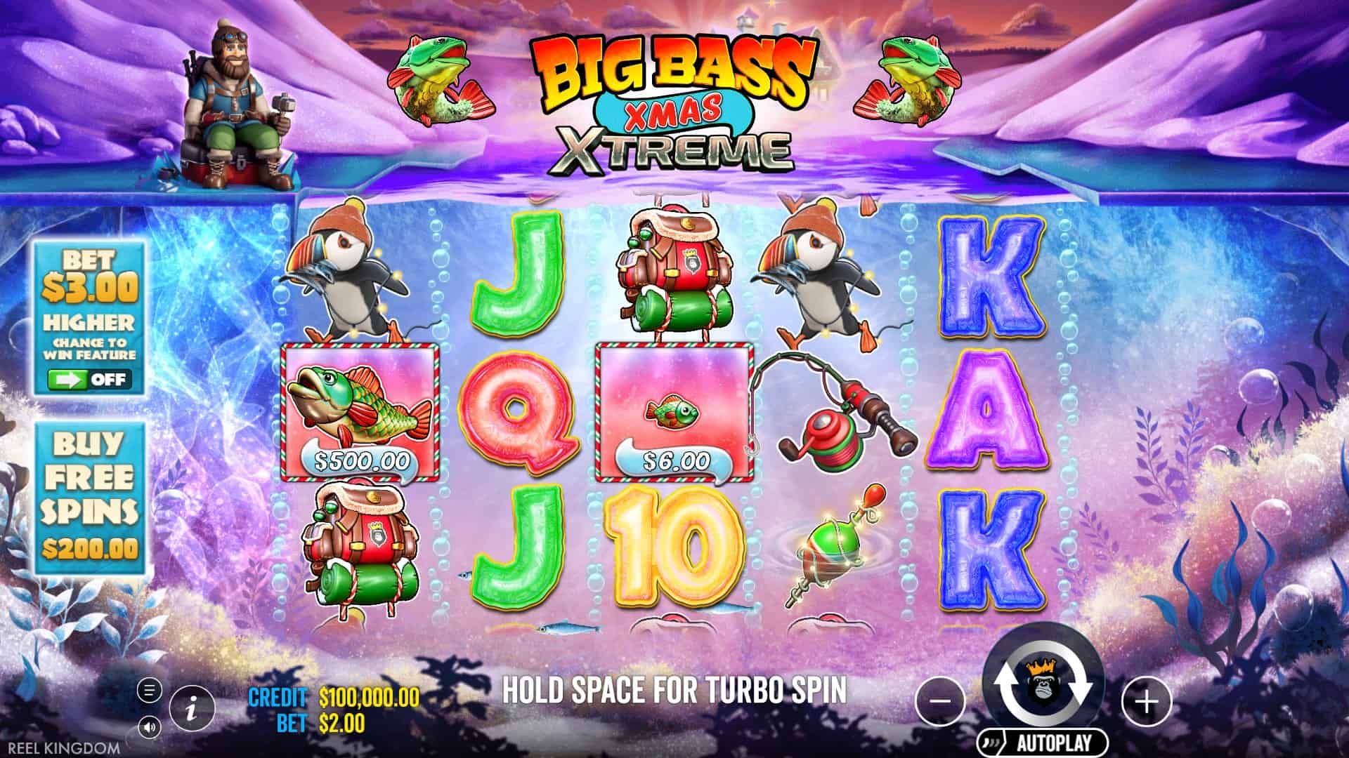 Big Bass Xmas Extreme slot gameplay reels