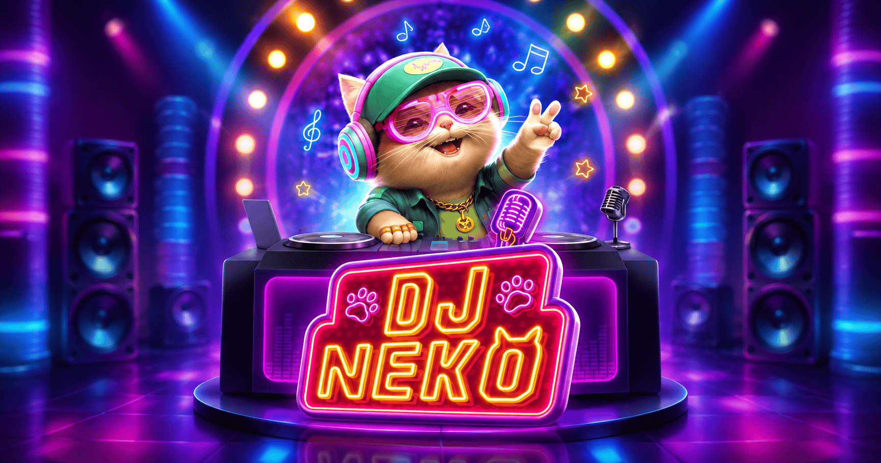 DJ Neko Slot Demo by Pragmatic Play slot cover image