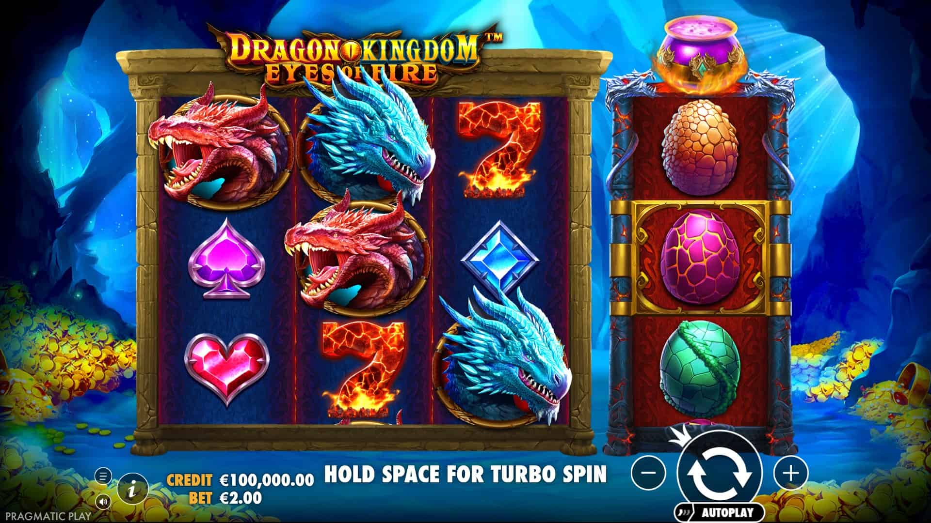Dragon Kingdom slot gameplay reels