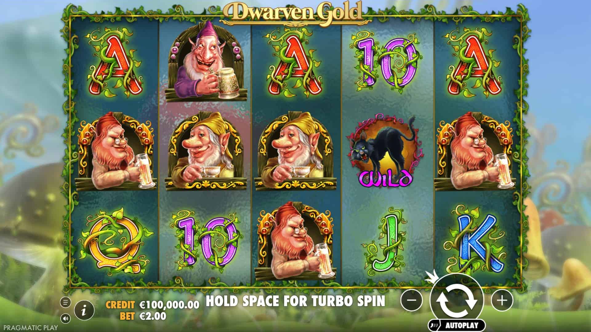 Dwarven Gold Deluxe slot gameplay reels