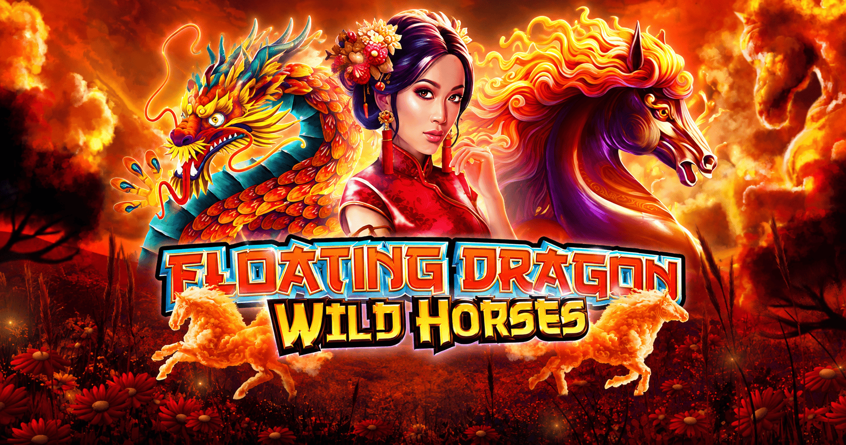 Floating Dragon Wild Horses Slot Demo by Pragmatic Play slot cover image