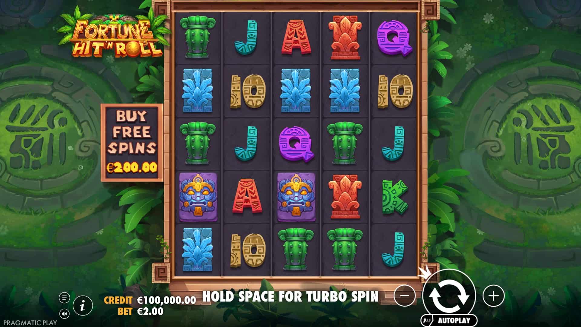 Fortune Hit ‘N’ Roll slot gameplay reels