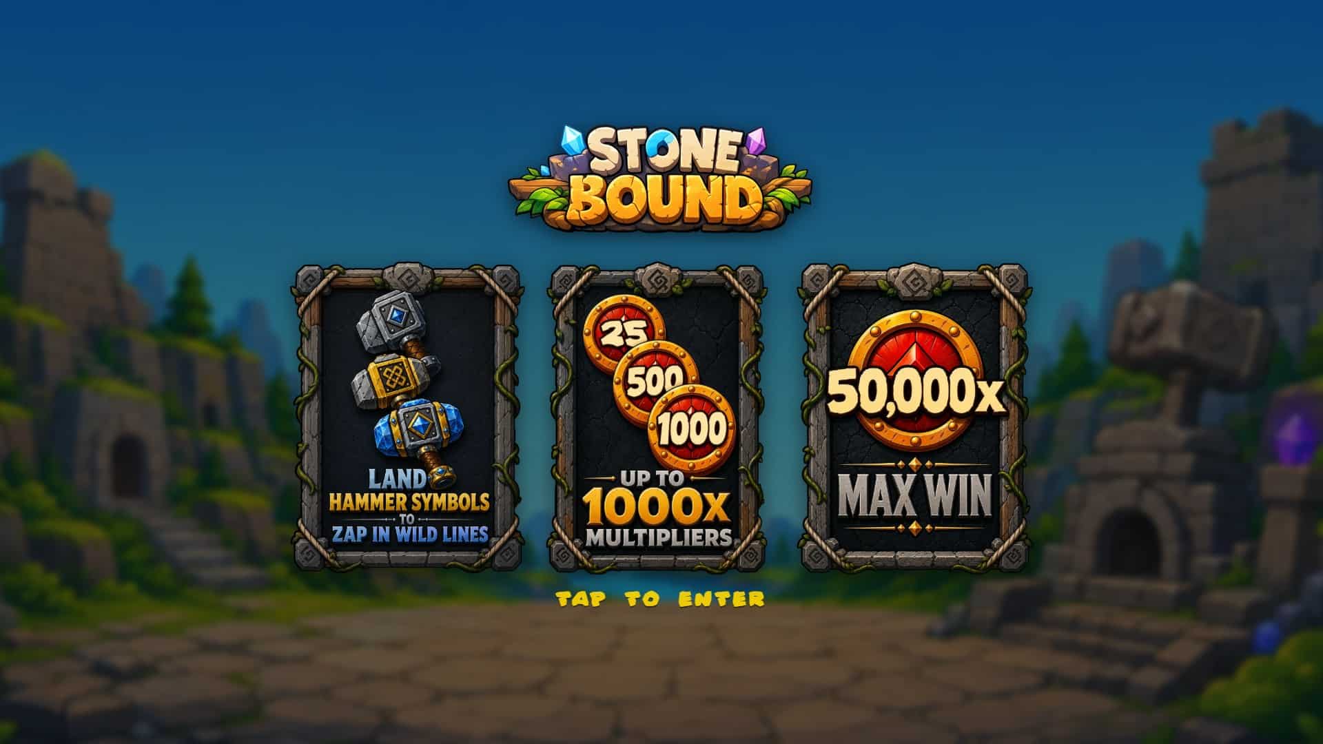 StoneBound slot intro screen
